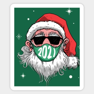 2021 Masked Santa Claus Sticker